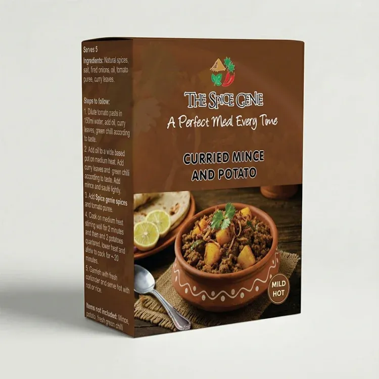 Curried Mince Potato Spice Genie Box